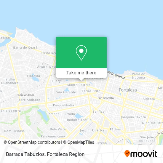 Barraca Tabuzios map