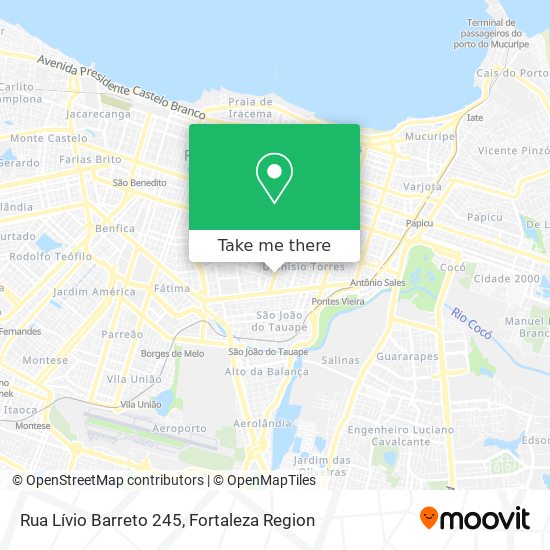 Mapa Rua Lívio Barreto 245
