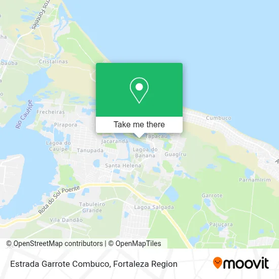 Estrada Garrote Combuco map