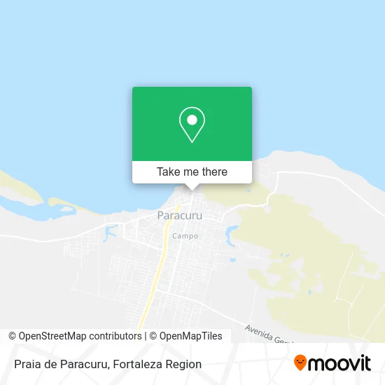 Praia de Paracuru map
