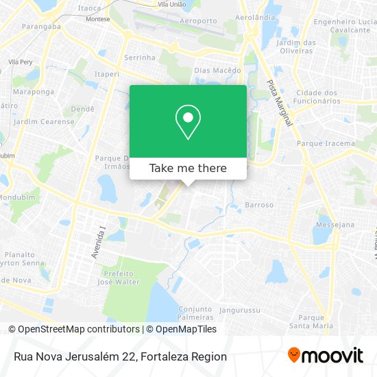 Rua Nova Jerusalém 22 map