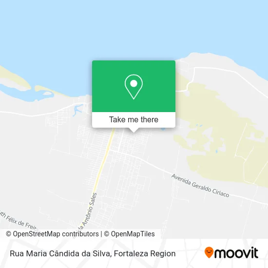 Rua Maria Cândida da Silva map