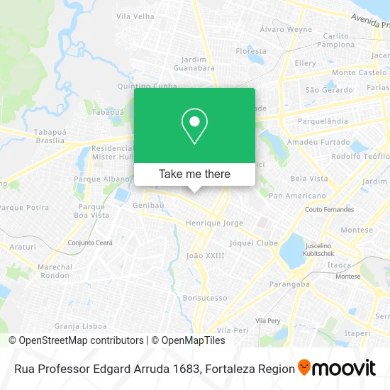Rua Professor Edgard Arruda 1683 map