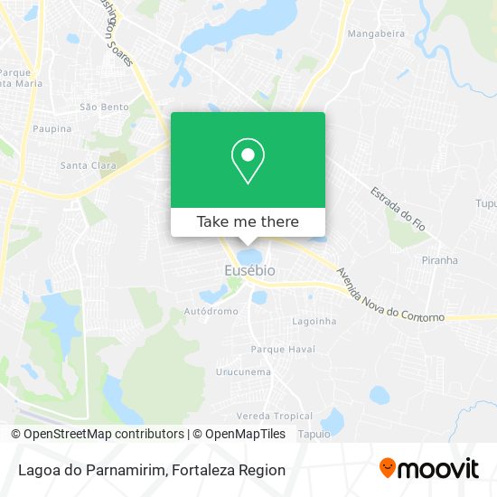 Lagoa do Parnamirim map