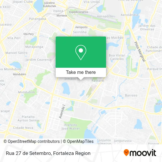 Rua 27 de Setembro map