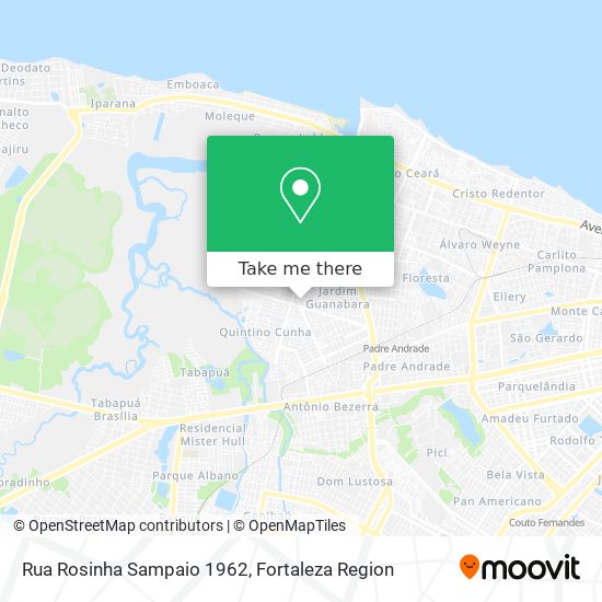 Rua Rosinha Sampaio 1962 map