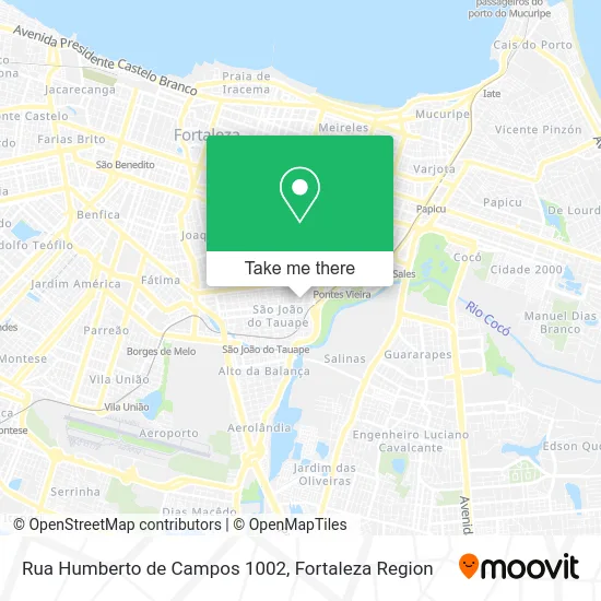 Rua Humberto de Campos 1002 map