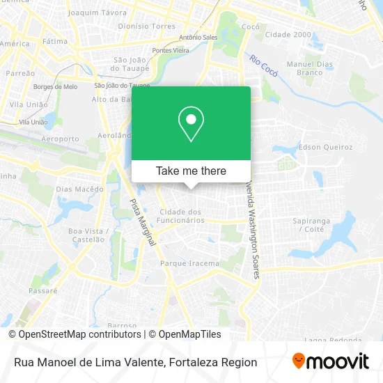 Rua Manoel de Lima Valente map