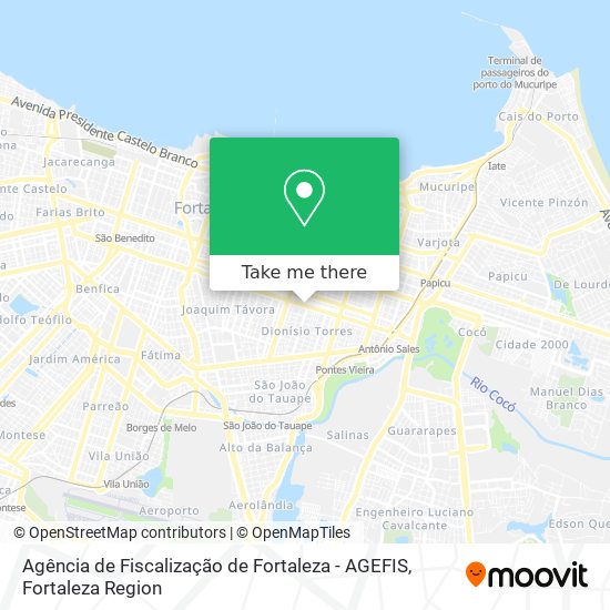 Agência de Fiscalização de Fortaleza - AGEFIS map