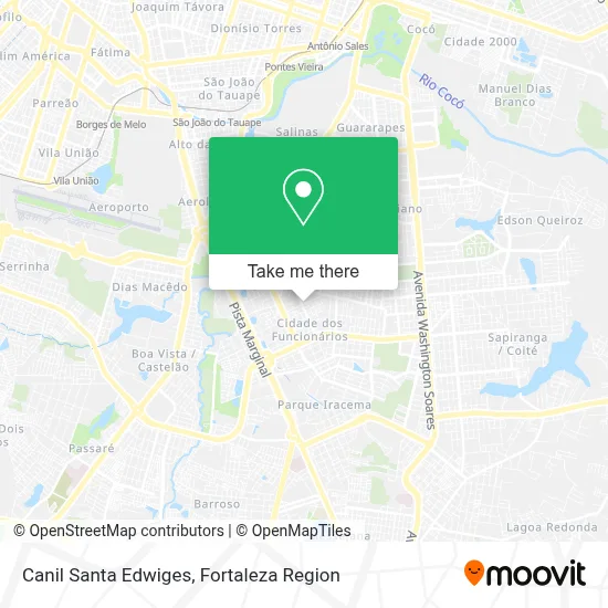 Canil Santa Edwiges map