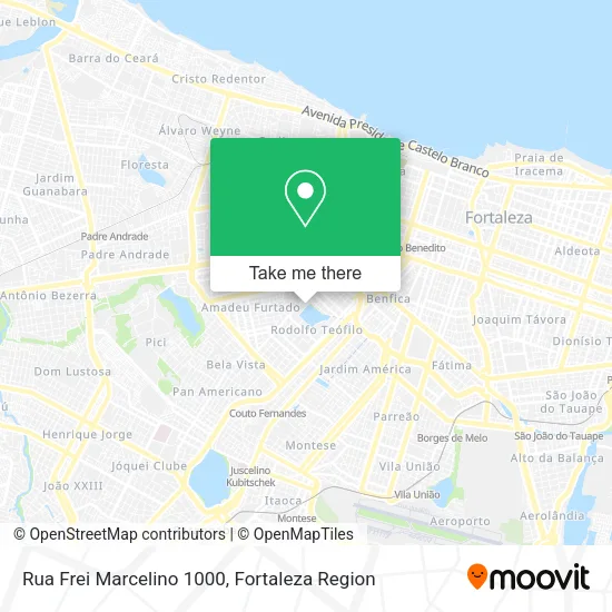 Rua Frei Marcelino 1000 map