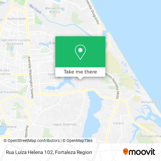 Rua Luíza Helena 102 map