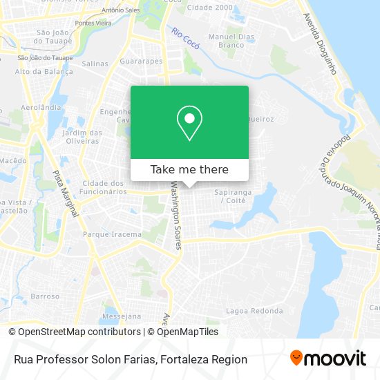 Rua Professor Solon Farias map