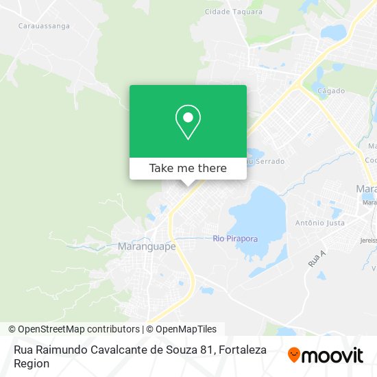 Rua Raimundo Cavalcante de Souza 81 map