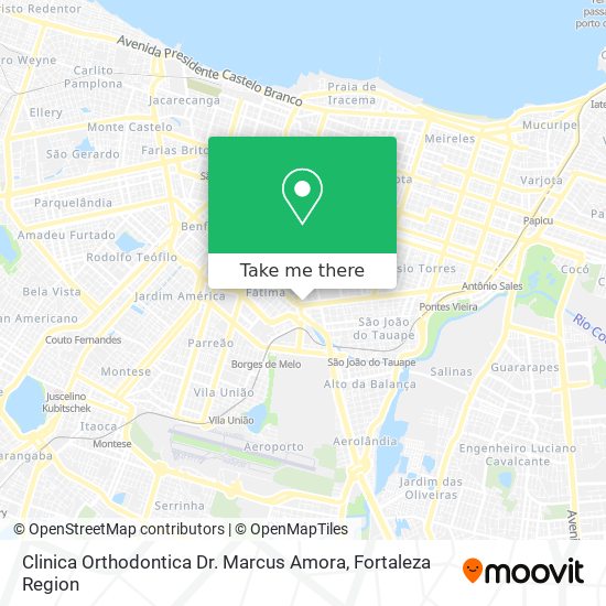 Clinica Orthodontica Dr. Marcus Amora map