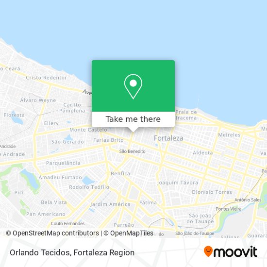 Orlando Tecidos map