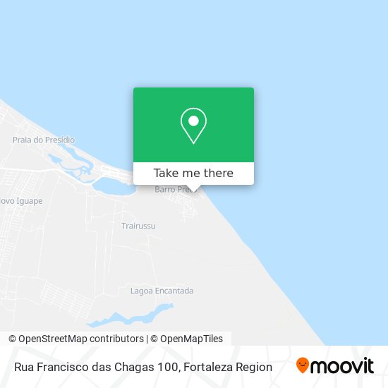 Mapa Rua Francisco das Chagas 100
