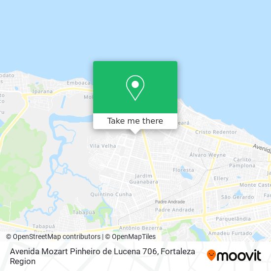 Avenida Mozart Pinheiro de Lucena 706 map