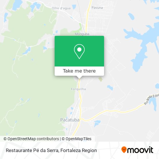Restaurante Pé da Serra map