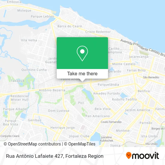 Rua Antônio Lafaiete 427 map
