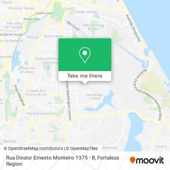 Rua Doutor Ernesto Monteiro 1375 - B map