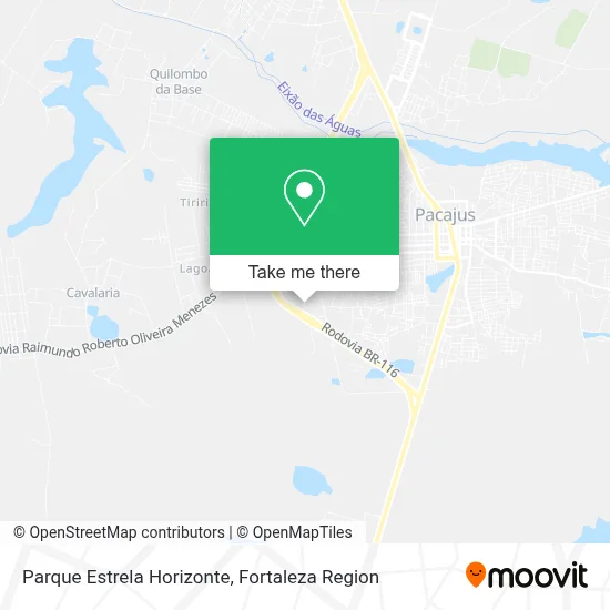 Parque Estrela Horizonte map