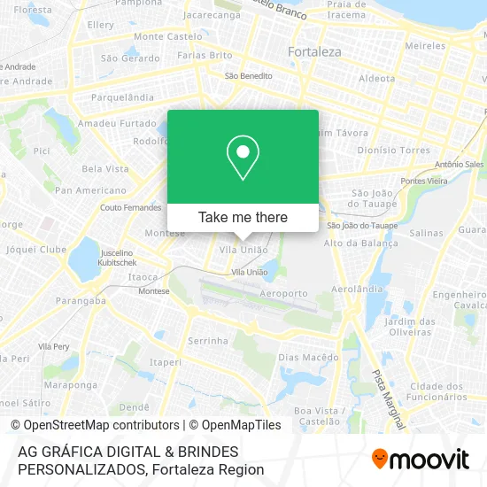 AG GRÁFICA DIGITAL & BRINDES PERSONALIZADOS map