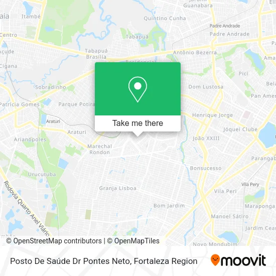 Posto De Saúde Dr Pontes Neto map