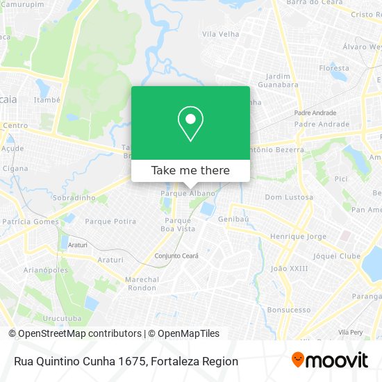 Rua Quintino Cunha 1675 map