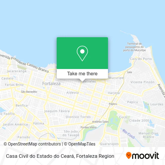 Casa Civil do Estado do Ceará map