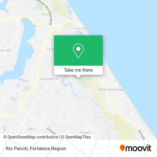 Rio Pacoti map