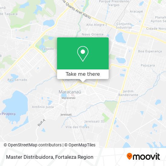 Mapa Master Distribuidora