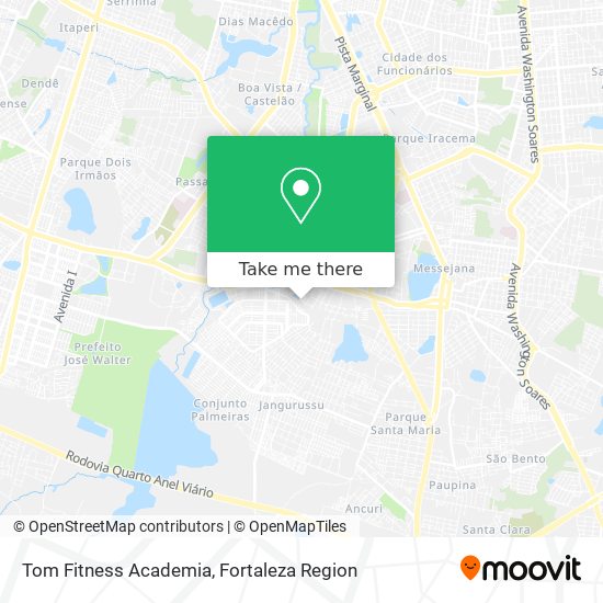 Tom Fitness Academia map