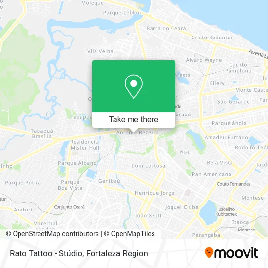 Rato Tattoo - Stúdio map