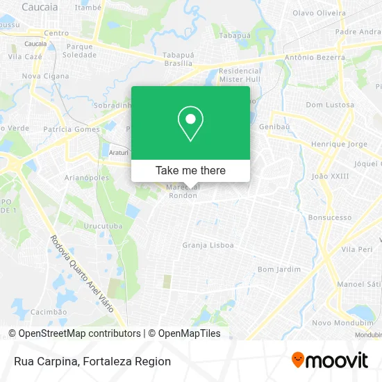 Rua Carpina map