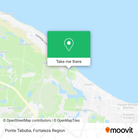 Ponte Tabuba map