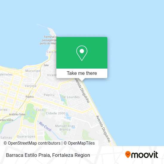 Barraca Estilo Praia map