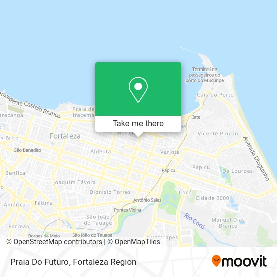 Praia Do Futuro map