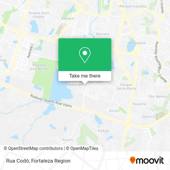 Rua Codó map