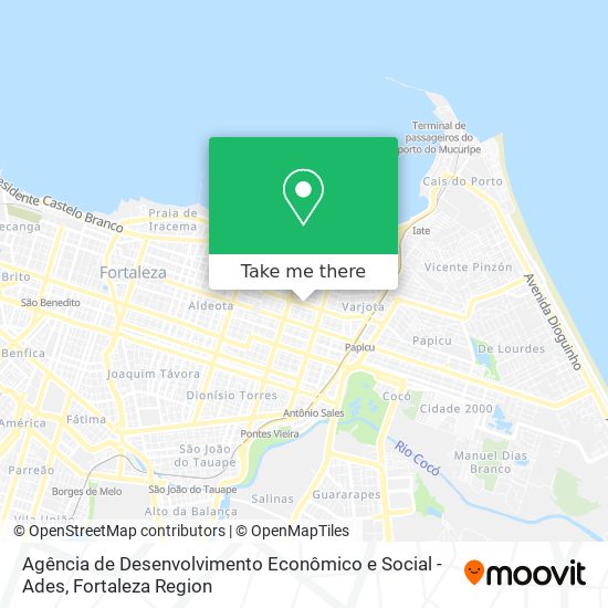 Agência de Desenvolvimento Econômico e Social - Ades map