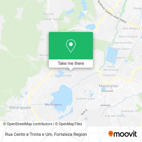Rua Cento e Trinta e Um map
