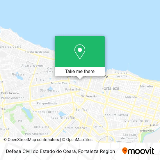 Defesa Civil do Estado do Ceará map