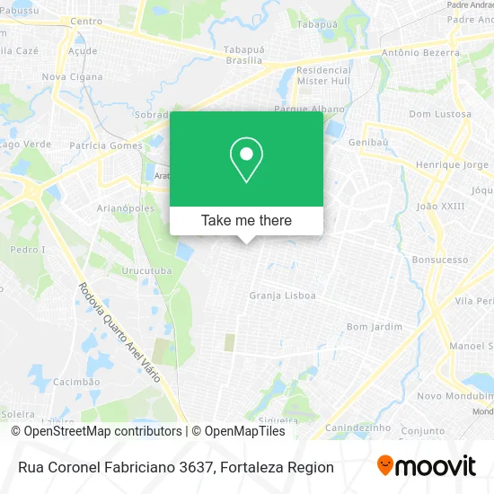Rua Coronel Fabriciano 3637 map