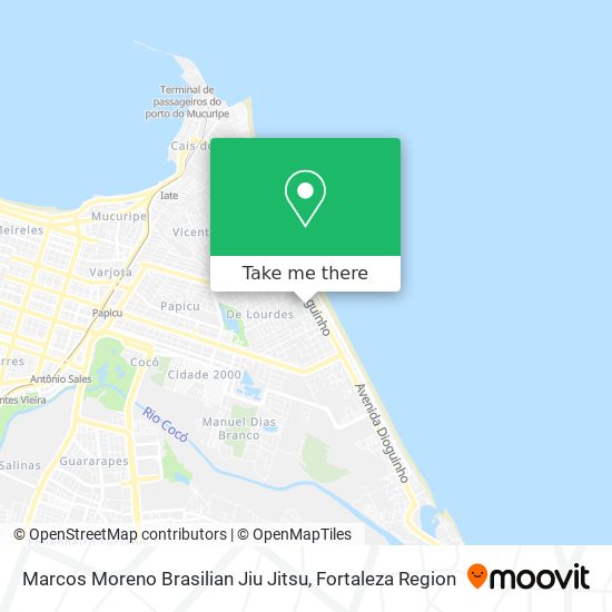 Marcos Moreno Brasilian Jiu Jitsu map