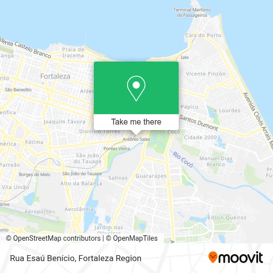 Rua Esaú Benício map