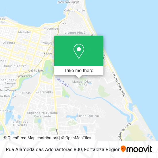 Rua Alameda das Adenanteras 800 map