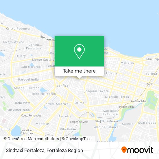 Mapa Sindtaxi Fortaleza