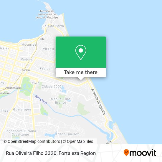 Mapa Rua Oliveira Filho 3320