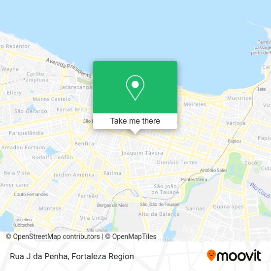 Rua J da Penha map