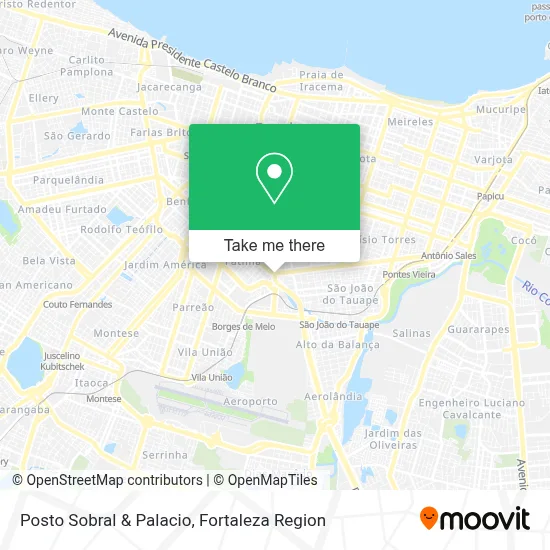 Posto Sobral & Palacio map